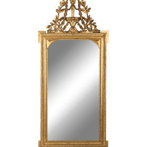 Appraisal: An Italian Giltwood Mirror Frame th Century Height x width