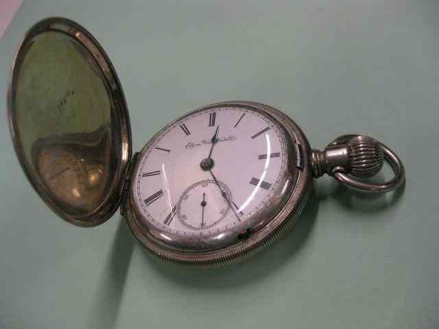 Appraisal: Elgin Pocketwatch hunting case keystone nickel case size working