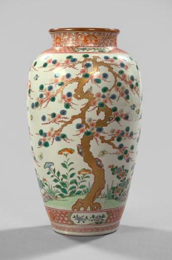 Appraisal: Tall Kuang Hsu Enameled Porcelain Vase fourth quarter th century