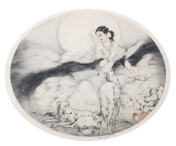 Appraisal: Louis Icart French - Lady of the Camelias H C