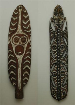 Appraisal: Two New Guinea Carvings in to in x in to