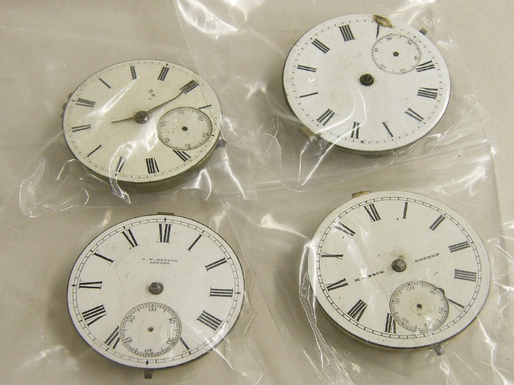 Appraisal: Cortebert nickel lever pocket watch cal jewels mm also a