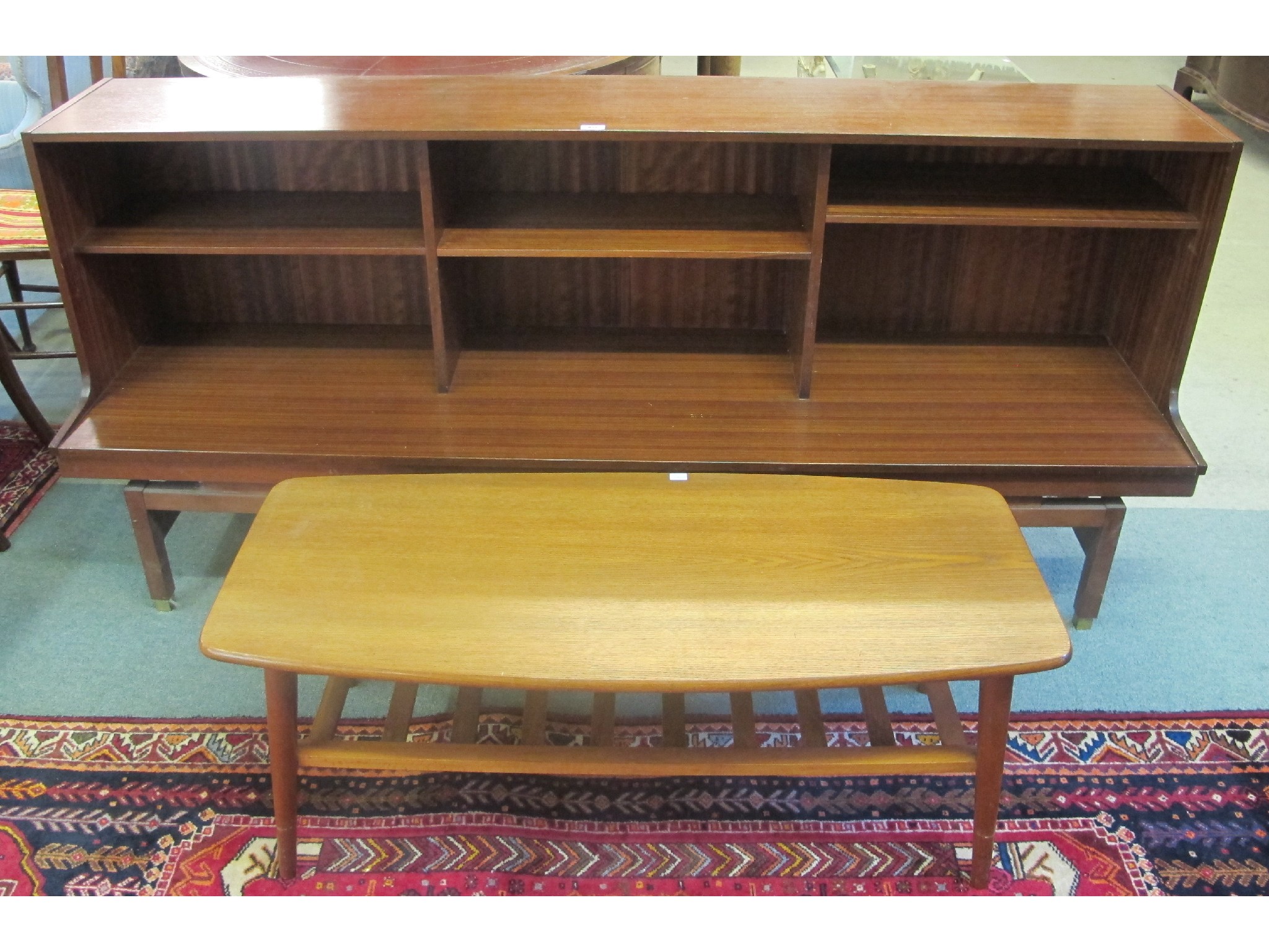 Appraisal: G-plan side unit and Romania coffee table