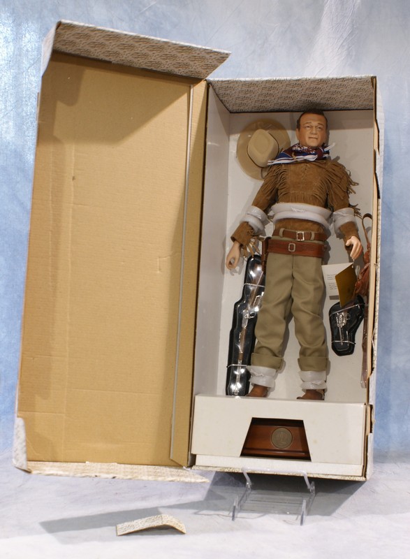 Appraisal: John Wayne Franklin Heirloom doll new in original box with