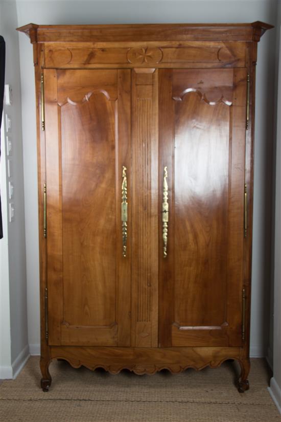 Appraisal: Sale Lot A French Provincial Style Walnut Armoire th century