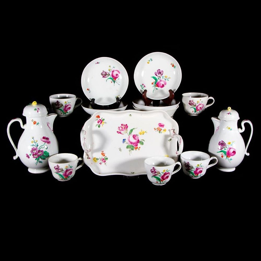 Appraisal: Royal Vienna porcelain tea set A Royal Vienna porcelain tea