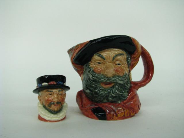 Appraisal: Two Royal Doulton Toby Mugs including '' ''Falstaff'' and ''