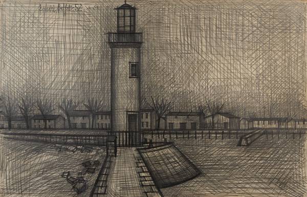 Appraisal: Bernard Buffet French - Le phare signed and dated Bernard