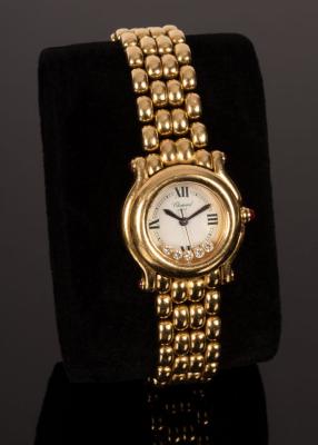 Appraisal: A lady's ct gold 'Happy Sport' watch by Chopard the