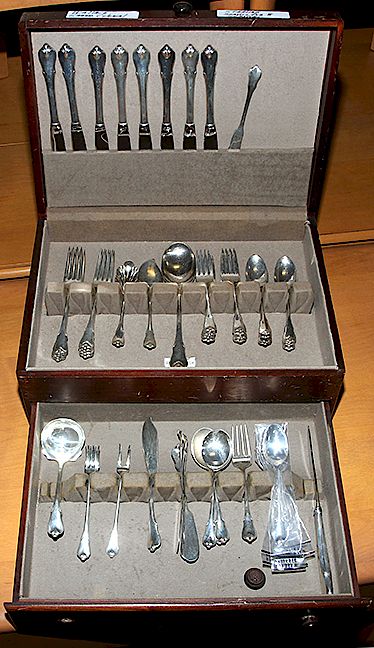 Appraisal: Wallace Grand Nstional Sterling Wallace Grand National sterling flatware Full