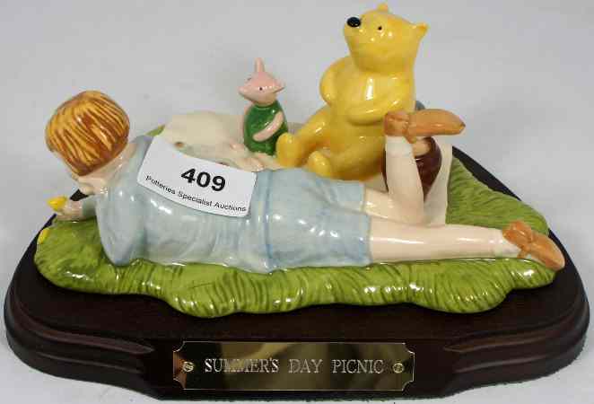 Appraisal: Royal Doulton Winnie the Pooh Tableau Summers Day Picnic WP