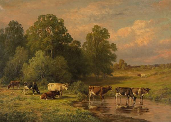 Appraisal: n a Thomas Bigelow Craig American - Late Afternoon Sunshine