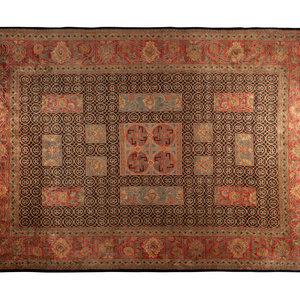 Appraisal: An Indian Agra Celtic Rug Second Half th Century x