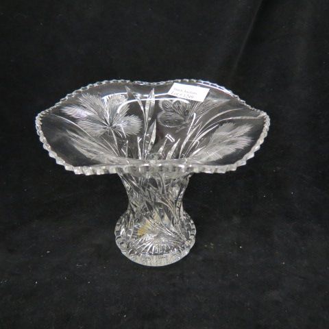 Appraisal: Pairpoint Cut Glass Vase butterfly floral diameter tall