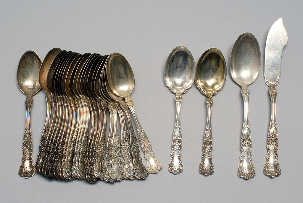 Appraisal: TWENTY-SEVEN ASSEMBLED PIECES OF GORHAM STERLING SILVER FLATWARE Providence Rhode