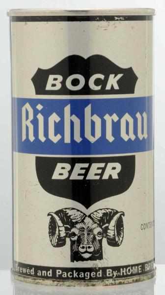 Appraisal: Richbrau Bock Zip Top Beer Can - Clean with some