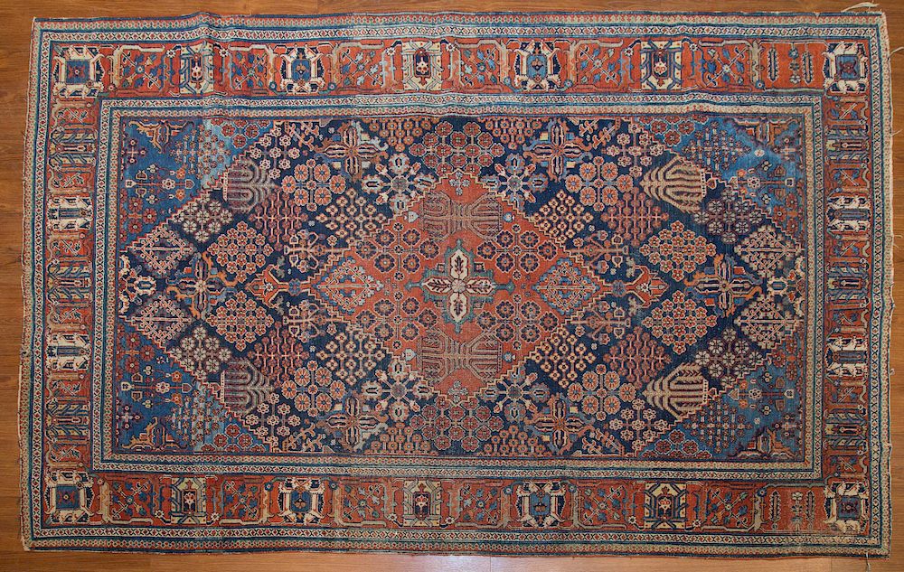 Appraisal: Antique Josheghan Rug approx x Persia circa Condition Some wear