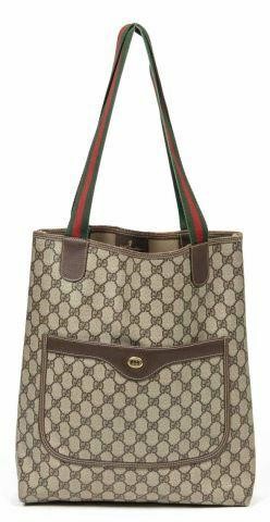 Appraisal: Vintage Gucci GG Plus tote bag in GG coated canvas