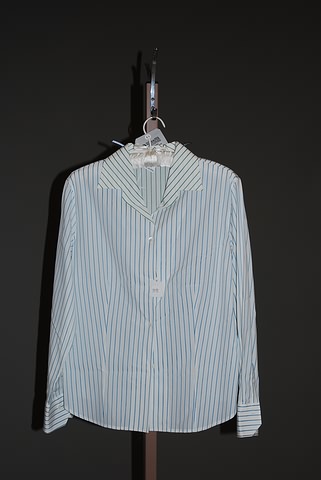 Appraisal: Loro Piana white cotton button front shirt collar LS blouse