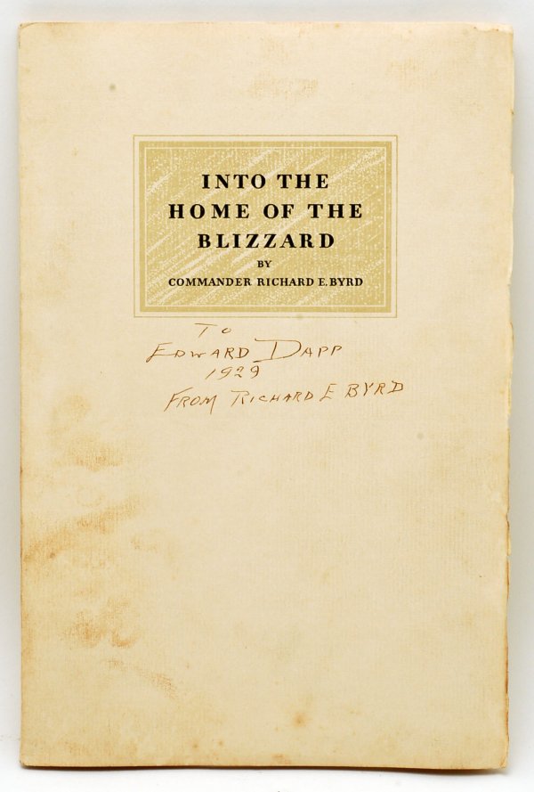 Appraisal: Extremely rare presentation copy of the book Into the Home