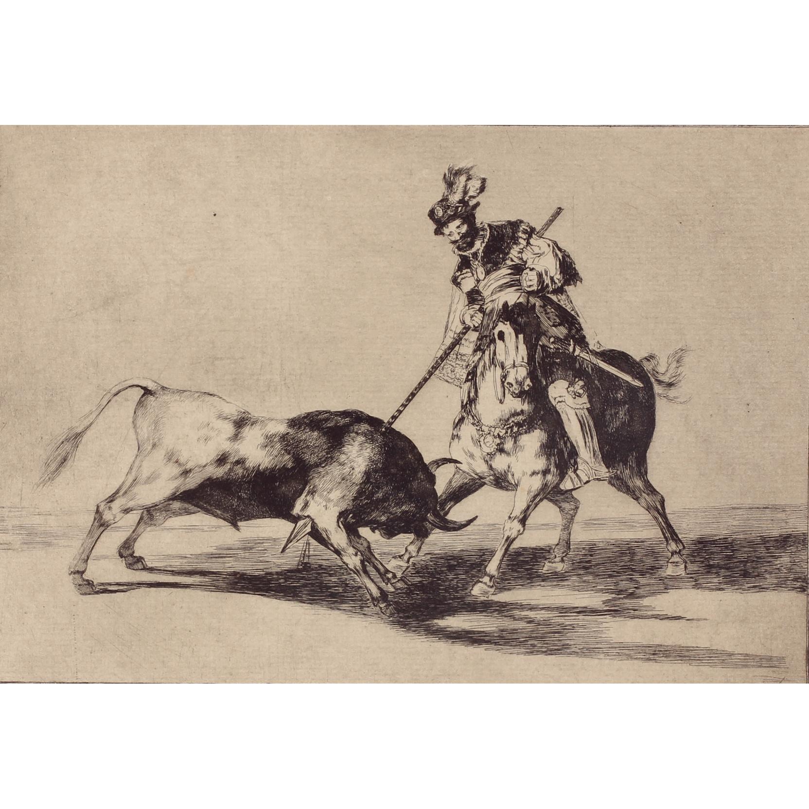 Appraisal: Francisco de Goya Sp - El Cid Campeador Lanceando Otro