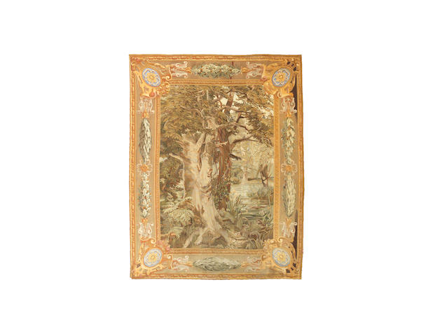 Appraisal: A th century Aubusson tapestry France cm x cm