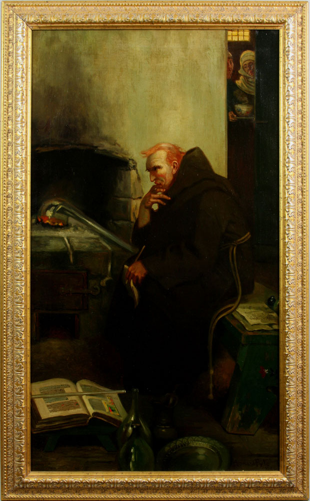 Appraisal: - After Pyle Portrait of Roger Bacon O C In