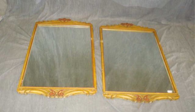 Appraisal: Pair of Mirrors Dimensions x