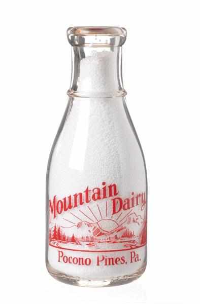 Appraisal: Mountain Dairy Milk Bottle Description Pocono Pines PA Condition Very