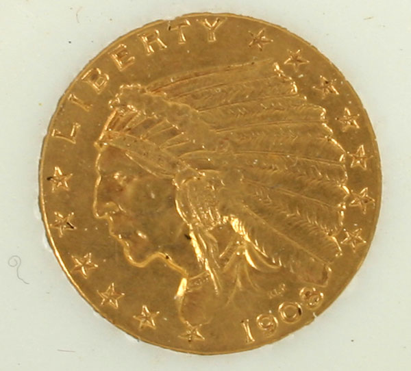 Appraisal: Indian Head Gold Coin AU