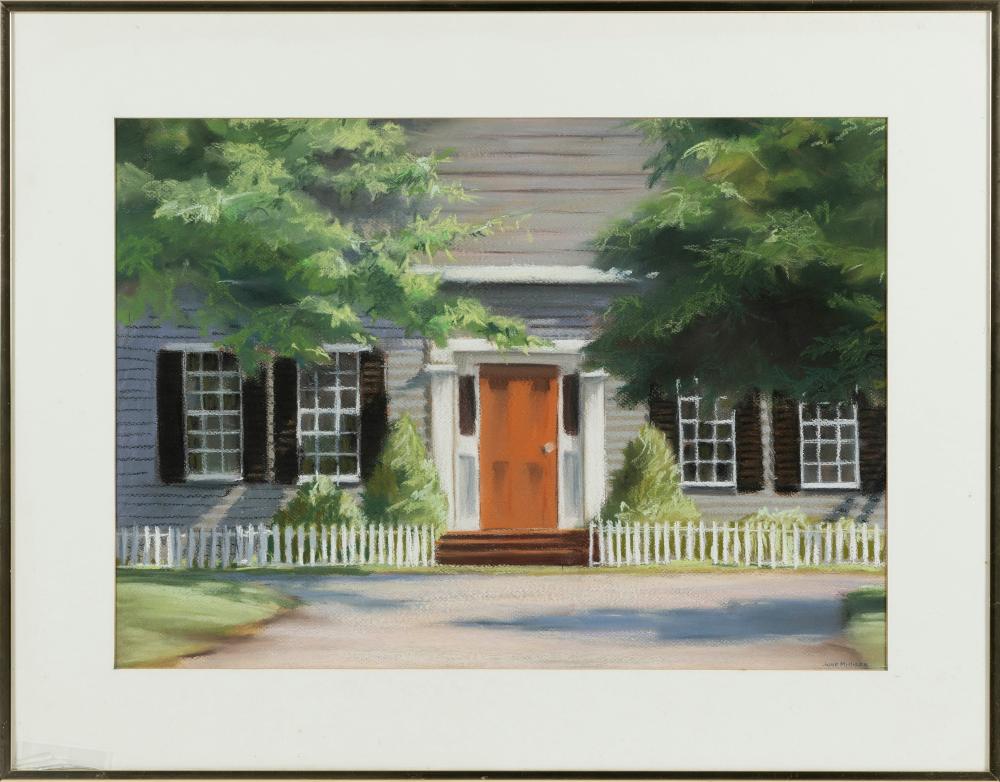 Appraisal: JUNE MILLIKEN-MCINERNY CAPE COD CONTEMPORARY CAPE COD CAPE PASTEL ON