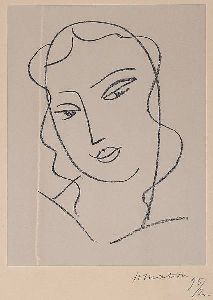 Appraisal: Henri Matisse French - Etudes pour la Vierge - T