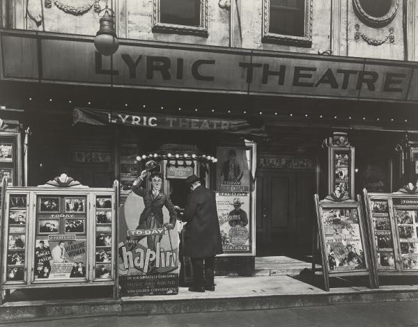 Appraisal: BERENICE ABBOTT AMERICAN - x photo x mount Lyric Theater