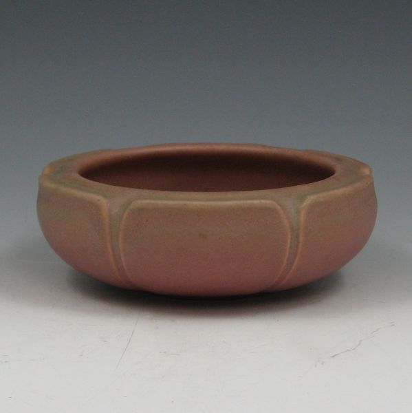 Appraisal: Rookwood bowl from in green over pink matte with an