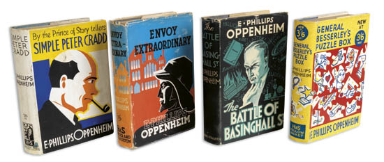 Appraisal: OPPENHEIM E PHILLIPS English Editions Group of volumes vo cloth