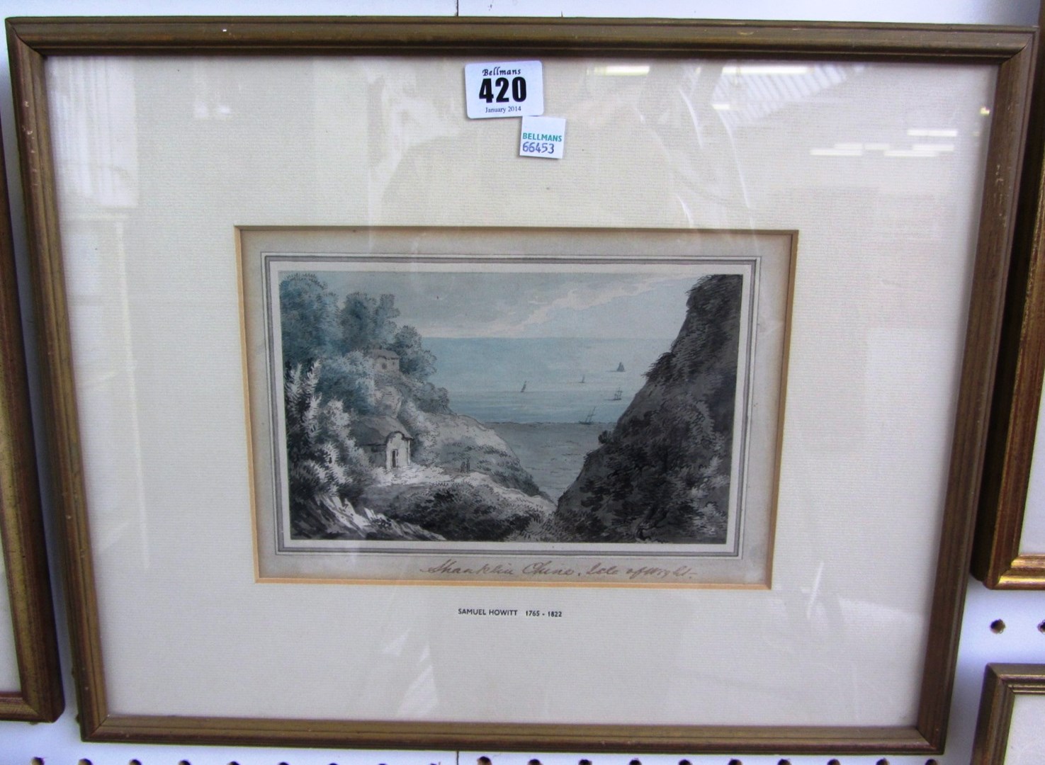 Appraisal: Samuel Howitt - Shanklin Chine Isle of Wight pen ink