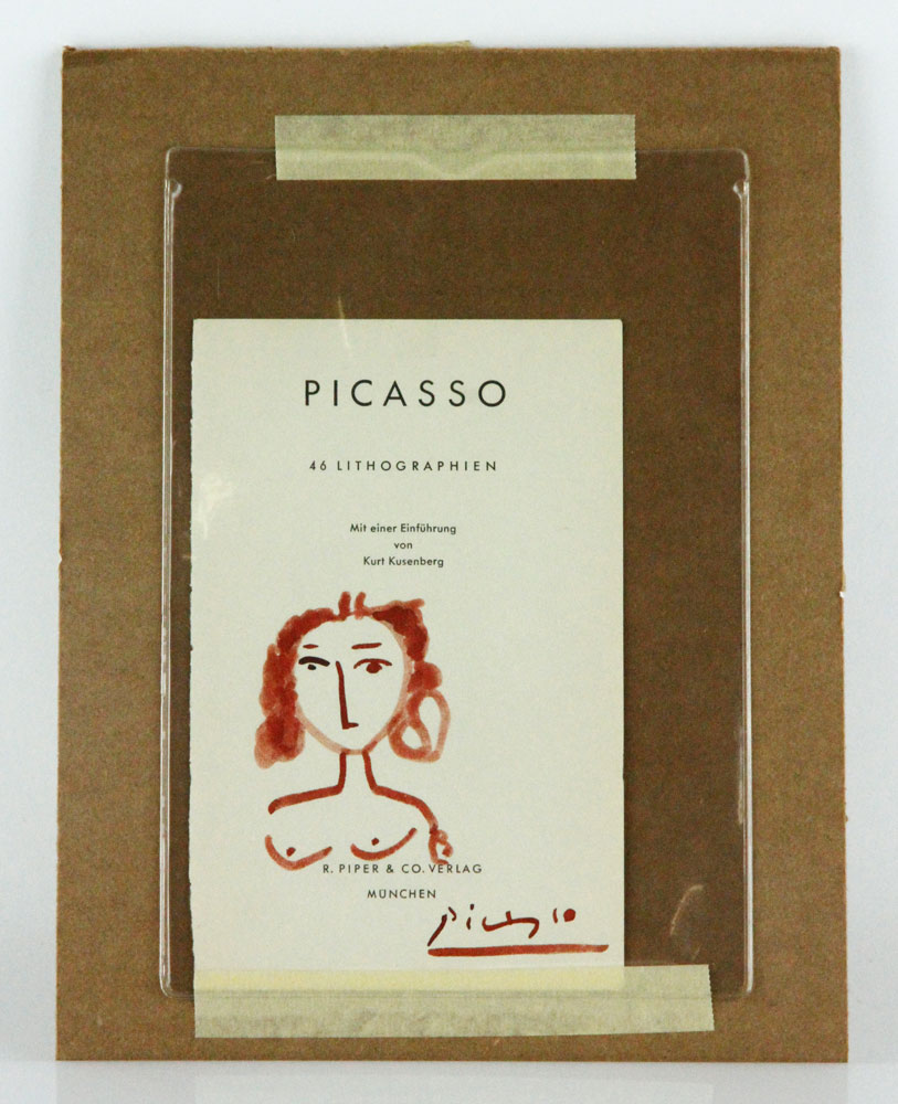 Appraisal: - Picasso Portrait of a Woman Ink Pablo Picasso Spanish