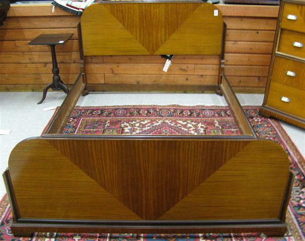 Appraisal: FOUR-PIECE ART DECO MAHOGANY BEDROOM SET American c - 's