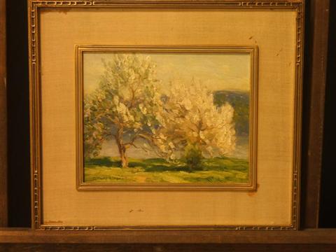 Appraisal: GUSTAVE ADOLPH WIEGAND B GERMANY - D AMERICA TREES IN