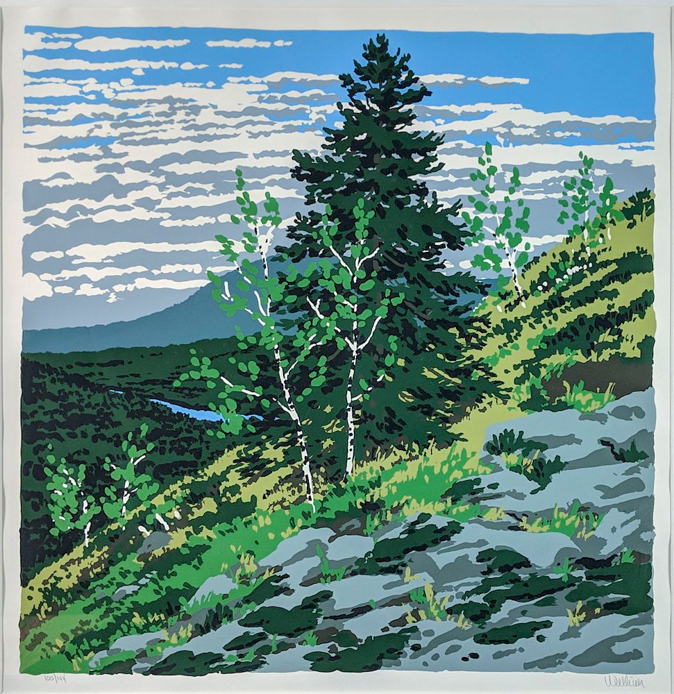 Appraisal: Neil Welliver - Si's Hill Lot Neil Welliver American -