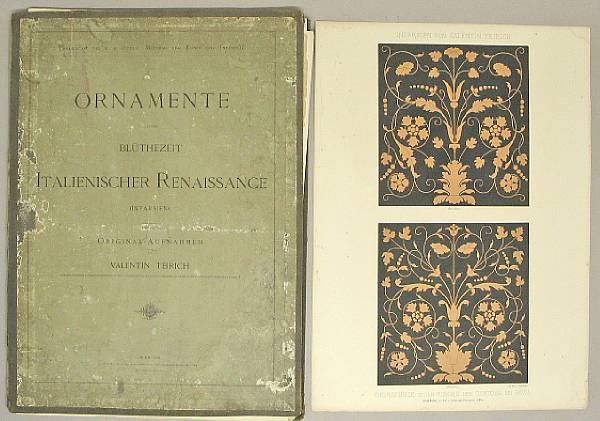 Appraisal: An Austrian twenty-four print folio of ornamental design after Valentin