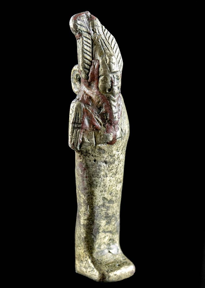 Appraisal: Egyptian Gilt Copper-Silver Amulet of Osiris Ancient Egypt Third Intermediate