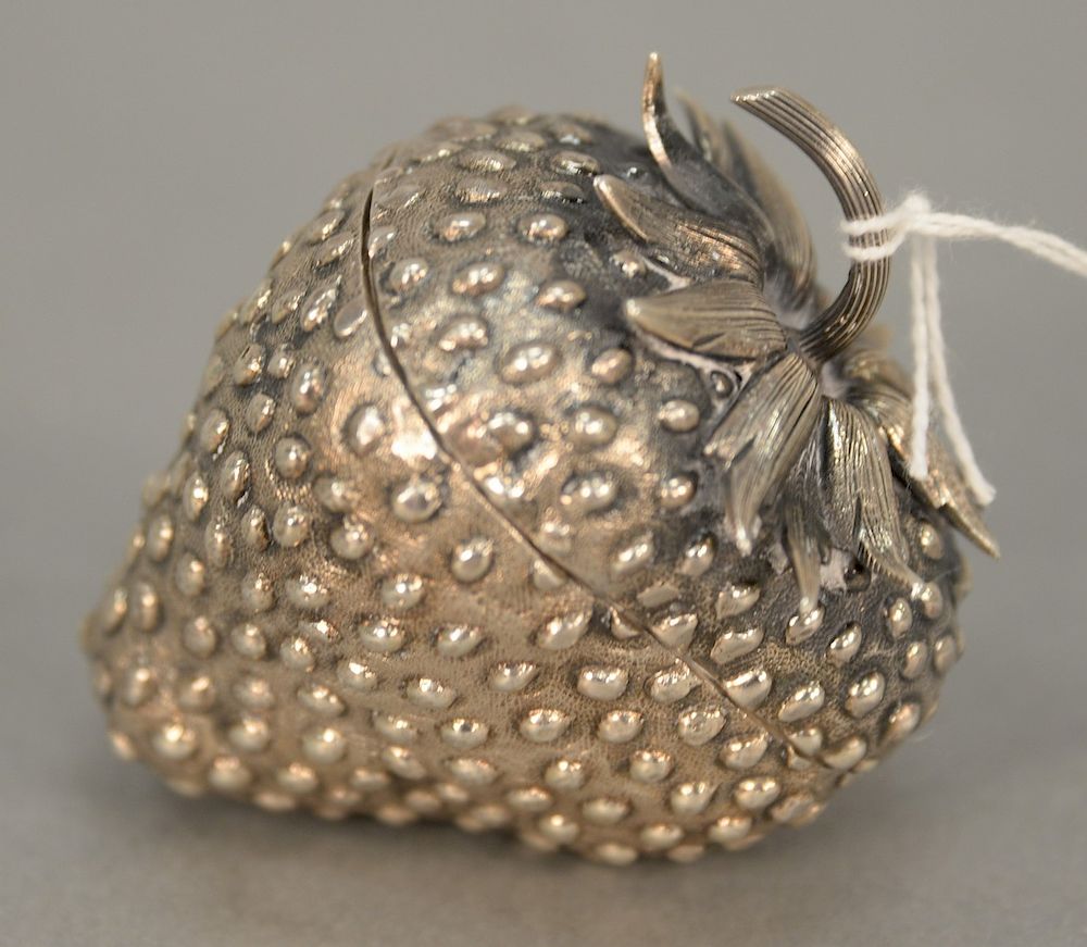 Appraisal: Piergulhao silver strawberry troy ounces ht Provenance An Estate from