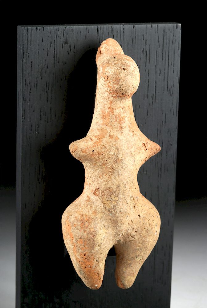 Appraisal: Amlash Terracotta Female Idol - TL Texted Ancient Near East