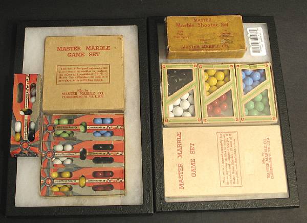 Appraisal: Master Marble boxed game sets Lot consists of several Master