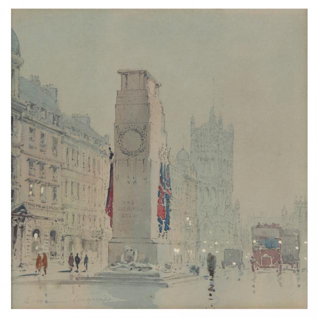 Appraisal: WILLIAM FRANCIS LONGSTAFF AUSTRALIAN - THE CENOTAPH LONDON Watercolor pencil