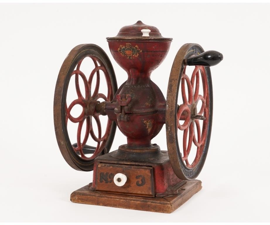 Appraisal: Enterprise Coffee Mill with original paint and stencil decoration h