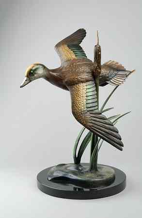 Appraisal: RIP CASWELL TROUTDALE OREGON ORIGINAL BRONZE SCULPTURE ''On a Wing