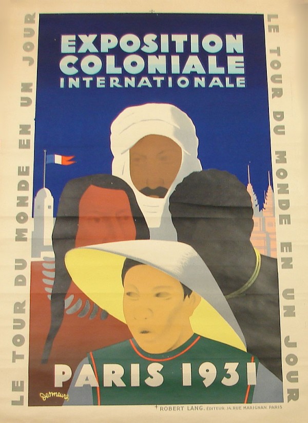 Appraisal: Lot of two Stone lithographic poster with text International Overseas