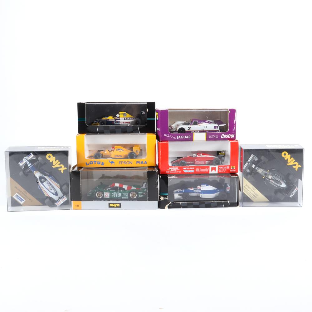 Appraisal: F- LEMANS SCALE ONYX DIECAST CARS F- Lemans Scale Onyx